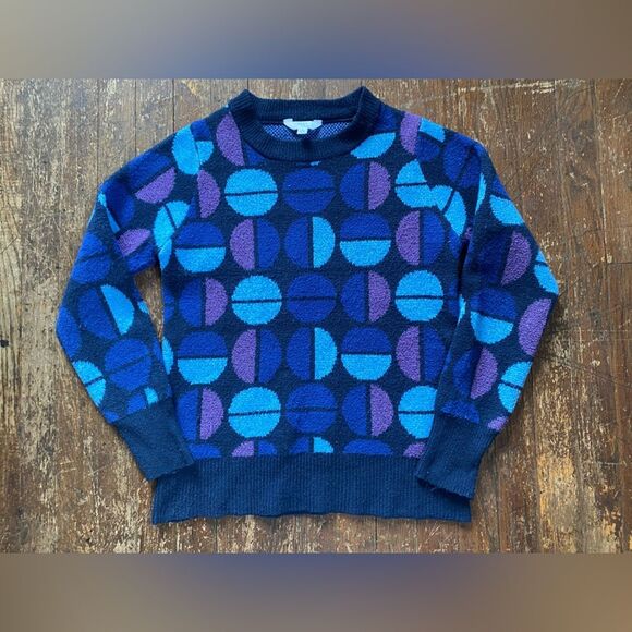 Time and Tru Women's Retro Print Sweater Size SM - Picture 2 of 5